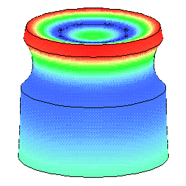 Ultrasonic horn -- spool, secondary resonance